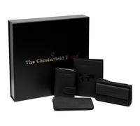 The Chesterfield Brand Credit card holder 4-piece gift set leather 7 cm black