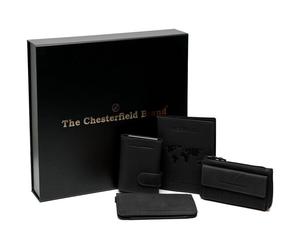 The Chesterfield Brand Credit card holder 4-piece gift set leather 7 cm black