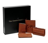The Chesterfield Brand Credit card holder 4-piece gift set leather 7 cm brown