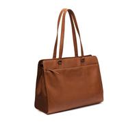 The Chesterfield Brand Fidenza Shoulder Bag Leather 40 cm Laptop compartment brown