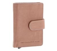 The Chesterfield Brand Kaunas Leather Card Holder Vintage Rose Dusky Pink