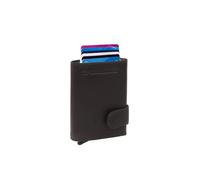 The Chesterfield Brand Leicester Credit Card Case Brown