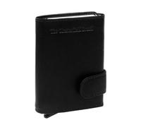 The Chesterfield Brand Leicester Credit card case RFID protection Leather 7 cm black
