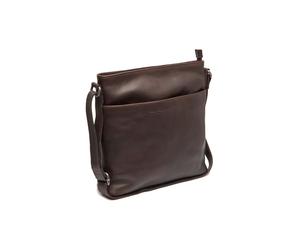 The Chesterfield Brand Lunton Leather Shoulder Bag Brown Dark Brown
