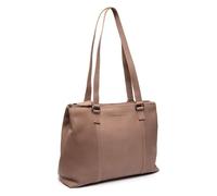 The Chesterfield Brand Marvos Shoulder Bag Genuine Leather 32 cm gray