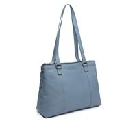 The Chesterfield Brand Marvos Shoulder Bag Genuine Leather 32 cm gray