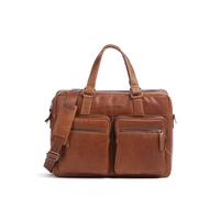 The Chesterfield Brand Wax Pull Up Briefcase Leather 43 cm Laptop compartment brown