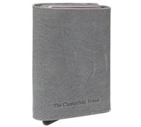The Chesterfield Brand Paris Credit card case RFID protection Leather 7 cm gray