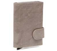 The Chesterfield Brand Portland Credit card case RFID protection Leather 7 cm gray