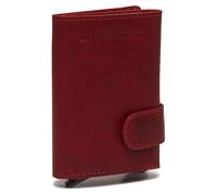 The Chesterfield Brand Portland Credit card case RFID protection Leather 7 cm red