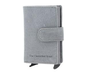 The Chesterfield Brand Prague Card Holder Light Grey