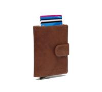 The Chesterfield Brand Prague Credit Card Case cognac