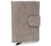 The Chesterfield Brand Prague Credit card case RFID protection Leather 7 cm gray