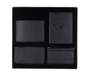 The Chesterfield Brand Purse Gift Set Leather Men's Black