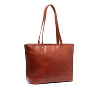 The Chesterfield Brand Astano Shoulder Bag Leather 33 cm Laptop compartment brown