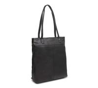 The Chesterfield Brand Solvia Shopper Shoulder Bag with Laptop Compartment Black