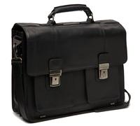 The Chesterfield Brand Springfield Briefcase Genuine Leather 40 cm Laptop compartment black