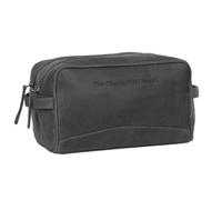 The Chesterfield Brand Wax Pull Up Toilet bag Leather 24 cm black