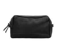The Chesterfield Brand Wax Pull Up Toilet bag Leather 24 cm black