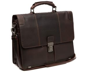 The Chesterfield Brand Stuttgart Briefcase Leather 38 cm Laptop compartment brown