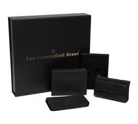 The Chesterfield Brand Wallet gift set 4-piece leather 12 cm black