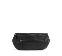 The Chesterfield Brand Washed Waxed Cow Severo Fanny pack, unisex, black