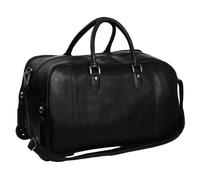 The Chesterfield Brand Wax Pull Up 2 wheels Travel bag Leather 60 cm black