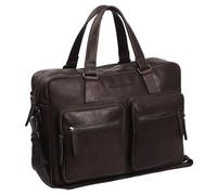 The Chesterfield Brand Wax Pull Up Briefcase Leather 43 cm Laptop compartment brown