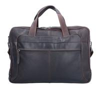 The Chesterfield Brand Wax Pull Up Briefcase Leather 44 cm Laptop compartment brown