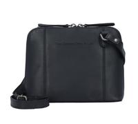 The Chesterfield Brand Wax Pull Up Shoulder bag Genuine Leather 20.5 cm black