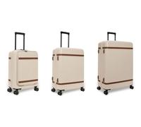 The Chesterfield Brand with Laptop Compartment Zuna Trolley-Set S+ / M/L Sandy Beach Creme-White 55cm