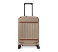 The Chesterfield Brand with Laptop Compartment Zuna Trolley with Frontpocket Champagne Taupe 55cm