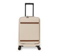 The Chesterfield Brand with Laptop Compartment Zuna Trolley with Frontpocket Sandy Beach Creme-White 55cm