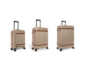 The Chesterfield Brand Zuna 4 wheels Suitcase set 3-piece yellow