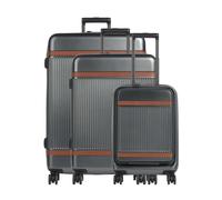 The Chesterfield Brand Zuna 4 wheels Suitcase set 3-piece gray