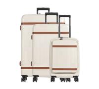 The Chesterfield Brand Zuna 4 wheels Suitcase set 3-piece beige