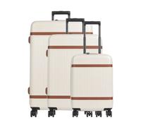 The Chesterfield Brand Zuna 4 wheels Suitcase set 3-piece beige
