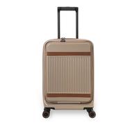 The Chesterfield Brand with Laptop Compartment Zuna Trolley with Frontpocket Champagne Taupe 55cm
