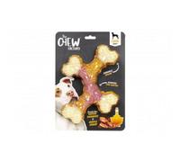 The Chew Factory Bacon Maple Nylon Cross Toy Large