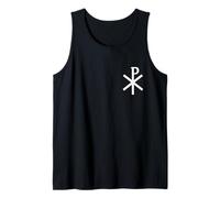The Chi-Rho Cross Heart - Jesus Christ Symbol Tank Top