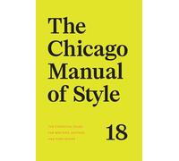 The Chicago Manual of Style, 18th Edition