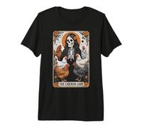 The Chicken Lady Tarot Card Premium T-Shirt