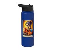 The Chicken Lady Tarot Card Stainless Steel Insulated Water Bottle