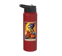 The Chicken Lady Tarot Card Stainless Steel Insulated Water Bottle
