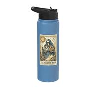 The Chicken Mom Tarot Card Stainless Steel Insulated Water Bottle