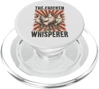 The Chicken Whisperer Farm Rooster Hen Vintage Style PopSockets PopGrip for MagSafe