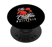 The Chicken Whisperer Rooster Farming Farmer PopSockets Adhesive PopGrip