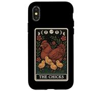 The Chicks Chicken Farm Farmer Tarot Card Witchy Hen Case for iPhone X/XS