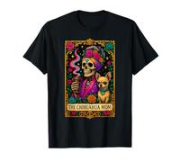 The Chihuahua Mom Tarot Card Funny Coffee Lover Dog Mama T-Shirt