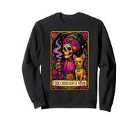 The Chihuahua Mom Tarot Card Funny Dog Mama Witchy Vibe Sweatshirt